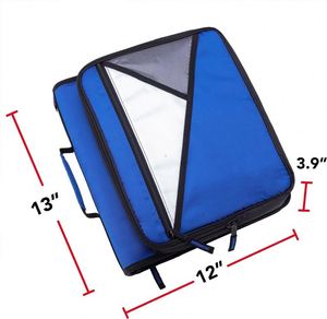 Organizador de Documentos Impermeable con Certificación BSCI, Carpeta con Cierre y 4 Anillas para Guardar Documentos Importantes y Facturas - Product Image 4