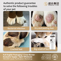 Baume Réparateur Hydratant pour Pattes d'Animaux – Crème Protectrice pour Coussinets Secs et Fissurés pour Chiens et Chats – Sûr pour la Léchage – Soin des Pattes