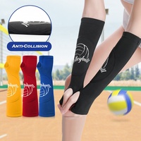 Manchons de protection pour bras de volley-ball pour jeunes, avec protège-poignets et trou pour le pouce
