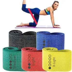home /gym fitness exercise resistance bands set tpe rubber elastic fitness bands with logo