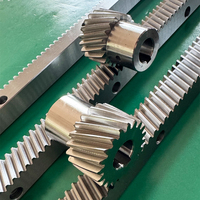 Modul Rak Gigi Baja M1 M1.5 M2 M3 M4 M5 M6 M8 M10, Set Rak Pinion Lurus, Sistem Penggerak Linear Otomatisasi Mesin CNC