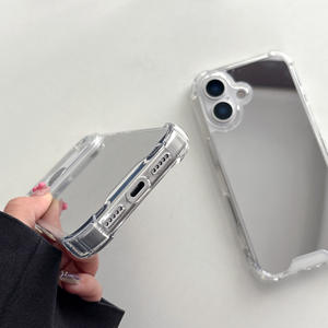 <span class=keywords><strong>Para</strong></span> <span class=keywords><strong>iPhone</strong></span> 17 funda de lujo chapado espejo maquillaje mujeres niñas funda de teléfono móvil a prueba de golpes <span class=keywords><strong>para</strong></span> <span class=keywords><strong>iPhone</strong></span> 12 13 14 15 16 17 Pro Max - Product Image 6