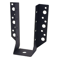 Heavy Duty 2x4 Pérgola Soporte de techo Poste Conector de haz con montaje de estructura de soporte triangular