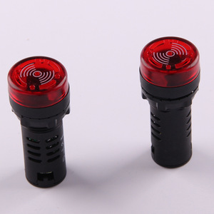 Lampe indicatrice Ad16-22 24V LED rouge avec fonction d'alarme pour usage industriel - Product Image 5
