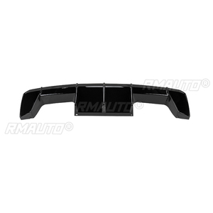 ลิ้นกันชนหลังสีดำเงา พร้อมสปลิตเตอร์ข้างและสปอยเลอร์ สำหรับ BMW G80 M3 G82 M4 ปี 2021 2022 2023 - Product Image 2