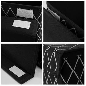 Rangement en tissu pliable, organisateur de placard en tissu de rangement en gros, grande capacité, boîte de rangement pour la maison, caja de almacenaje - Product Image 4