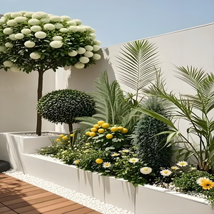 Las cajas de macetas de acero inoxidable anticorrosión personalizables son adecuadas para balcones Gazebos Patios y áreas de hoteles - Product Image 3