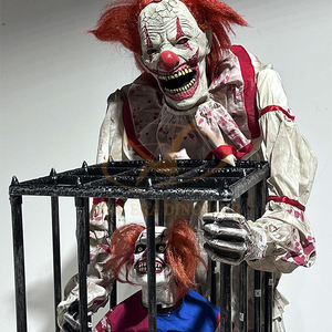 Joker Animado Oscilante, Accesorio de Halloween, Jaula Luminosa Eléctrica Grande, Decoración de Terror para Festival de Fantasmas - Product Image 2