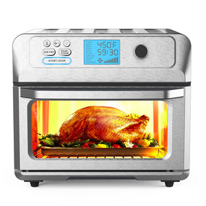 Friteuse à air numérique 25l, nouveau modèle, appareil à friture avec 6 accessoires, cuiseur à vapeur intelligent, four de cuisson, rôtissoire - Product Image 1