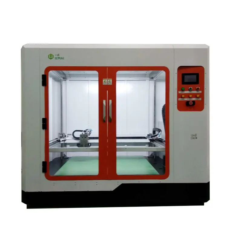 Double extruder Hot ender 3 d printing machine 1000mm professional 3d printer machine for plastic molding