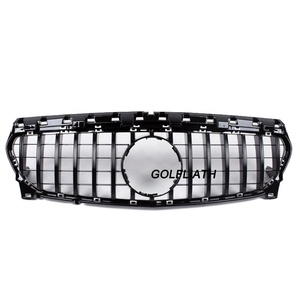 Grille avant GT R pour <span class=keywords><strong>Mercedes</strong></span> W176 classe A facelift <span class=keywords><strong>A250</strong></span> A200 A45 AMG 2016-2018 - Product Image 1