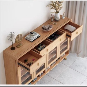 Meuble à chaussures en bois, étagère à chaussures, armoire à chaussures pour le rangement des chaussures, meuble de salon - Product Image 6