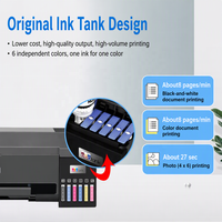 Nouvelle imprimante photo jet d'encre couleur A3 sans fil 6 couleurs à réservoir d'encre ECO Tank L18058 L1300 professionnelle, vente en gros