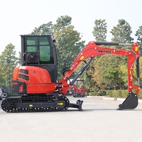 LIVRAISON GRATUITE Minipelle 3.5 tonnes Moteur Kubota de pelle ferme Nouvelles mini pelle 1 tonne 2 tonnes Prix des machines