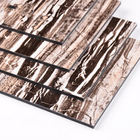 Panneau composite en aluminium Alucobond ignifuge de qualité A2 Alumtimes, 4 mm, 6 mm, aspect marbre, revêtement de façade extérieur attrayant