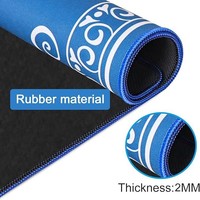 Tapis de mahjong de style chinois personnalisable avec technologie imperméable, en velours et bords surpiqués avec précision
