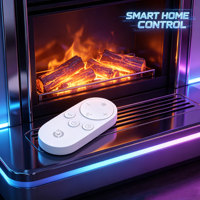 Mini télécommande intelligente 433,92 MHz pour ventilateur, lumière, four, cheminée, chauffage, code fixe, code roulant, 7 touches, conception ODM