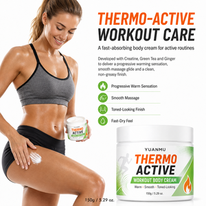Crème triple action stimulante pour la transpiration – Crème amincissante pour les bras, le ventre et la taille – Gel pré-entraînement pour hommes et femmes - Product Image 2