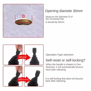 Interruttore a bilanciere <span class=keywords><strong>industriale</strong></span> a 8 vie momentaneo automatico auto-Reset a 4 direzione interruttore di controllo - Product Image 6