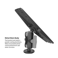 Base universelle de montage de bateau détecteurs de poissons echosonda support radar pour garmin varia humminbird helix 15 support de transducteur de sondeur