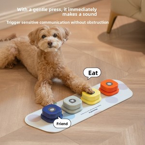 Giocattolo Interattivo Sonoro per Cani e Gatti Meow & Woof, Attivabile con Pulsante, in ABS con Rivestimento in Tessuto e Gomma, Regalo per Animali Domestici - Product Image 2