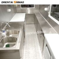 Remorque alimentaire vintage laminé, ustensile de cuisine de camping, barbecue mobile, caravane