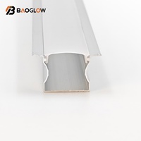 Perfil de Aluminio Anodizado de 17*14 mm y 50 mm de Ancho para Tira de LED, con Canal para LED, Tornillos y Personalización, Precio de Fábrica