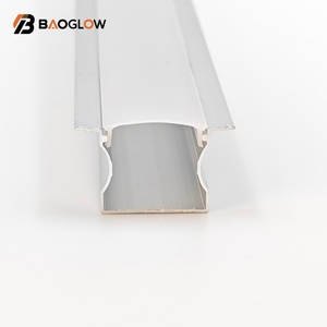 Profilé en aluminium anodisé 17*14 de 50 mm de large pour bande LED, avec canal pour cornet LED, vis personnalisable – Prix usine - Product Image 4