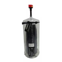 Bobina de Fibra FPV Resistente al Agua Sky4.0 Versión Negra, Alcance de 3-30KM, Conector FC para Accesorios de Comunicación de UAV