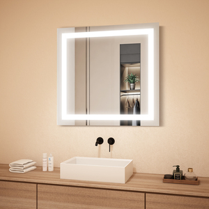 Miroirs de salle de bain rétroéclairés à DEL personnalisés de haute qualité bon marché Miroir de maquillage à DEL pour maison intelligente avec lumière - Product Image 4