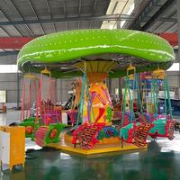 Manèges de parc d'attractions géants pour enfants, balançoires volantes suspendues électriques rotatives à vendre
