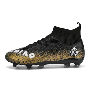 Botas de fútbol profesionales de alta calidad para hombre, tacos de estilo deportivo, plantilla de malla antideslizante para entrenamiento de césped artificial, invierno y verano - Product Image 2