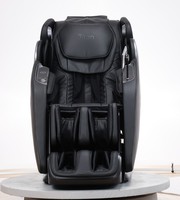 Sillón de Masaje de Gravedad Cero ZhouQi con Reposapiés, Masaje Shiatsu 3D, Airbag de Cuerpo Completo, Rodillo para Pantorrillas, Bluetooth, para Hogar, Oficina y Gimnasio