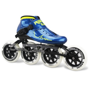 Patines de velocidad profesionales EACH para adultos, 4 ruedas de carbono y PU, chasis de aluminio NS-236, patines en línea profesionales NS-236 - Product Image 2