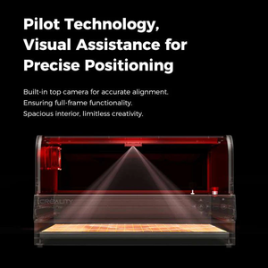 Para Falcon 2 Pro, Grabador y Cortador Láser de CO2 de 40W con Diseño CNC Cerrado, Monitoreo Visual de 360° y Múltiples Funciones de Seguridad - Product Image 5