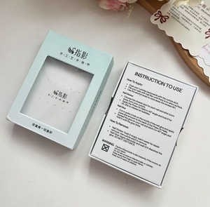 Nhà Máy Tùy Chỉnh Rỗng Móng Tay Giả Hộp Gói Cứng Cứng Nhắc Hộp Hiển Thị Với Phù Hợp Với Thẻ Giấy Trong Suốt Cửa Sổ Nắp Và Cơ Sở Hộp - Product Image 2