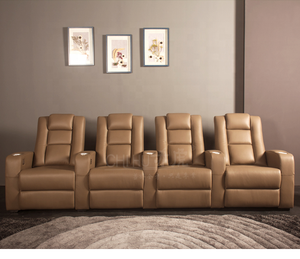 Silla reclinable <span class=keywords><strong>de</strong></span> <span class=keywords><strong>cine</strong></span> en casa <span class=keywords><strong>de</strong></span> lujo individual moderna, nuevo diseño, muebles clásicos <span class=keywords><strong>de</strong></span> cuero, asientos <span class=keywords><strong>de</strong></span> <span class=keywords><strong>cine</strong></span> en casa, sofá eléctrico - Product Image 2