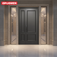 Porte coulissante moderne en verre composite étanche, matériau ignifuge, pour entrée de maison, appartement, hôtel, villa, intérieur