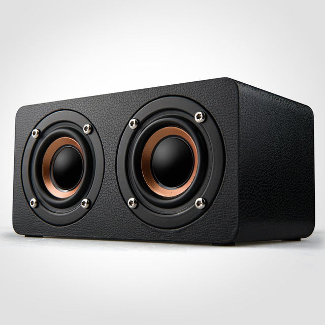 Three-way Hifi Style 4 Inch Wooden Speaker Bookshelf Floor Retro Classical Wood Speaker