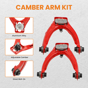Bras de suspension supérieurs avant réglables et kit de réglage de la camber pour Honda <span class=keywords><strong>Civic</strong></span> 1996-2000 EK3/EK4/EK5/EJ6/EJ7/<span class=keywords><strong>EJ8</strong></span>/EJ9/EM1 - Product Image 5