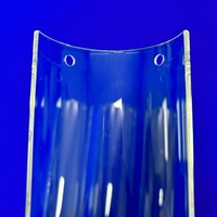 GC Custom High Purity Fused Quartz Glass Semi Tube Quartz Glass Semi Square Semiconductor Wafer Carrier High Temp Resistant Tube