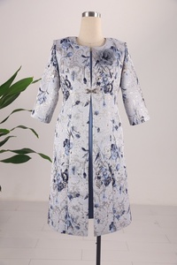Vestidos de Iglesia Elegantes para Mujer, Trajes Formales Africanos, Ropa Turca en Tonos Pastel, Vestido para la Madre de la Novia - Product Image 3