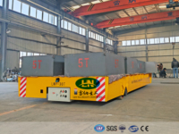 Chariot de transfert AGV électrique 25t Lei Na Heavy Industry avec navigation par code QR, certifications CE/ISO, pour manutention d'acier multi-lignes