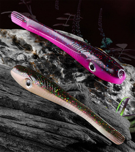 Señuelo LureStorm de PVC Suave de 80 mm para Trucha, Tilapia, Lucioperca, Lubina, Salmón y Peces de Agua Salada - Pesca en Agua Salada y Río Sin Anzuelos - Product Image 6