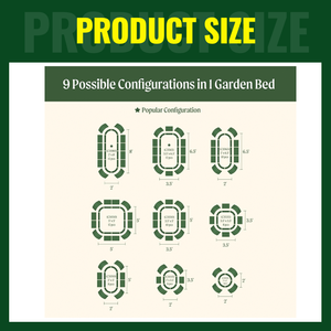 6*3*1 FT Maceta Cajas de jardín Patio al aire libre Oval Grandes camas de jardín elevadas de metal Galvanizado Kit de cama de jardín elevada - Product Image 3