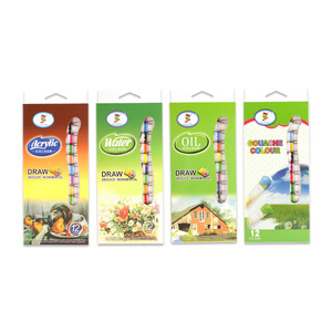 12 couleurs 12 ml peinture acrylique gouache peinture à l'huile acrylique art peinture spéciale peinture murale ensemble de peinture - Product Image 2