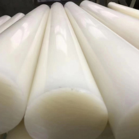 Barre ronde en nylon PA6 extrudé, polyamide, 0,1 mm-500 mm, haute résistance à l'usure, résistance élevée, OEM disponible