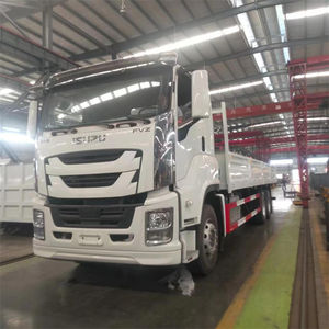 Camión de carga de <span class=keywords><strong>cama</strong></span> plana Isuzu superventas con 10 toneladas 12 toneladas Camión grúa precio Camión grúa 6x4 camión de carga - Product Image 5