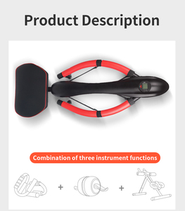 Entrenador <span class=keywords><strong>de</strong></span> músculos abdominales Dinuo, máquina <span class=keywords><strong>de</strong></span> remo para el hogar, escultura corporal, máquinas <span class=keywords><strong>de</strong></span> <span class=keywords><strong>ejercicio</strong></span> hidráulicas gemelas, entrenador <span class=keywords><strong>de</strong></span> realce portátil - Product Image 3