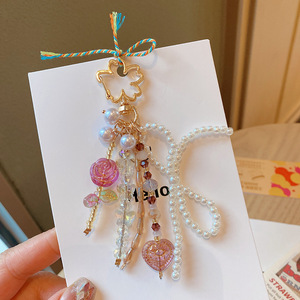 สายคล้องมืออะคริลิค DIY แบบสั่งทำได้  จี้โทรศัพท์หลากสีสัน น่ารัก สไตล์ Popmart ขายส่งจากจีน  พวงกุญแจ Skullpanda crybaby - Product Image 3